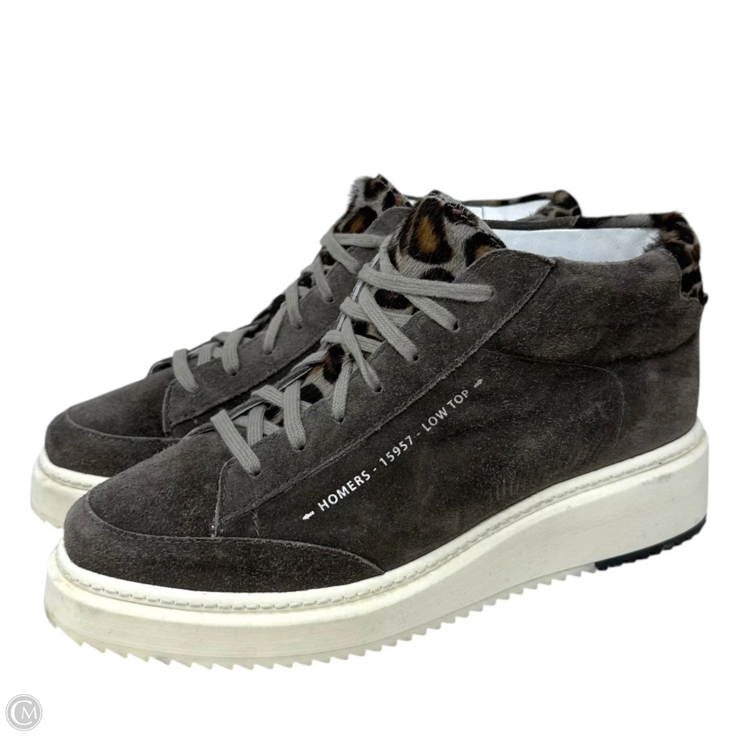 Ista Crosta Ossido Sneakers By Homers In Grey, Size: US 7/EU 38