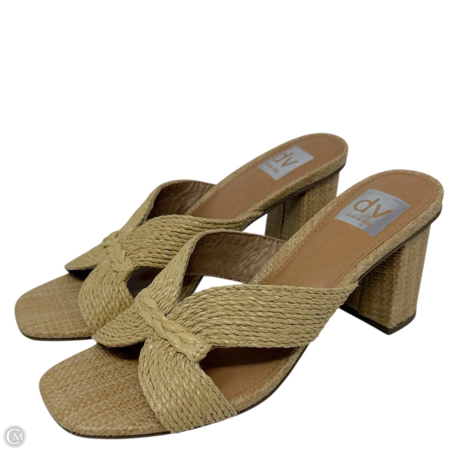 Haady Raffia Mules By Dolce Vita In Tan, Size: 8.5