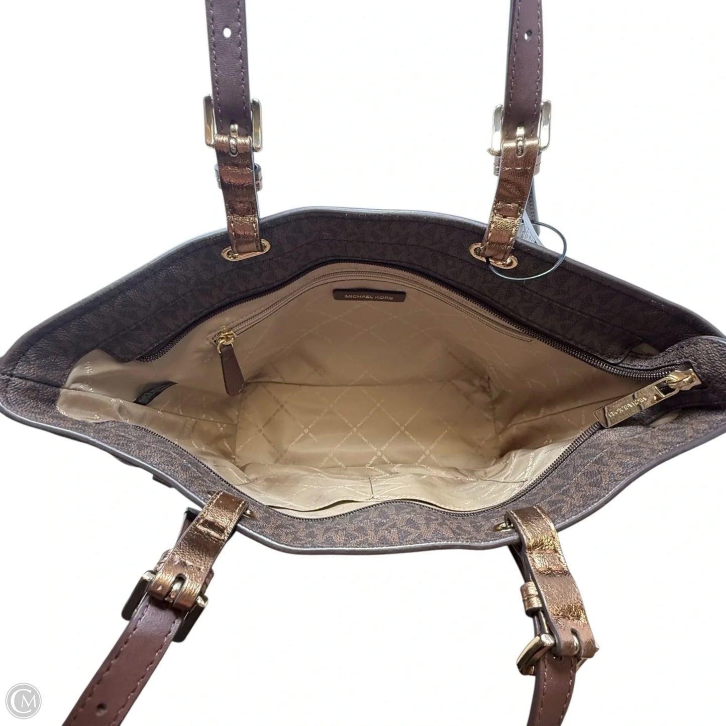 Jet Set Travel Medium Double Pocket Tote By Michael By Michael Kors, Size: Large