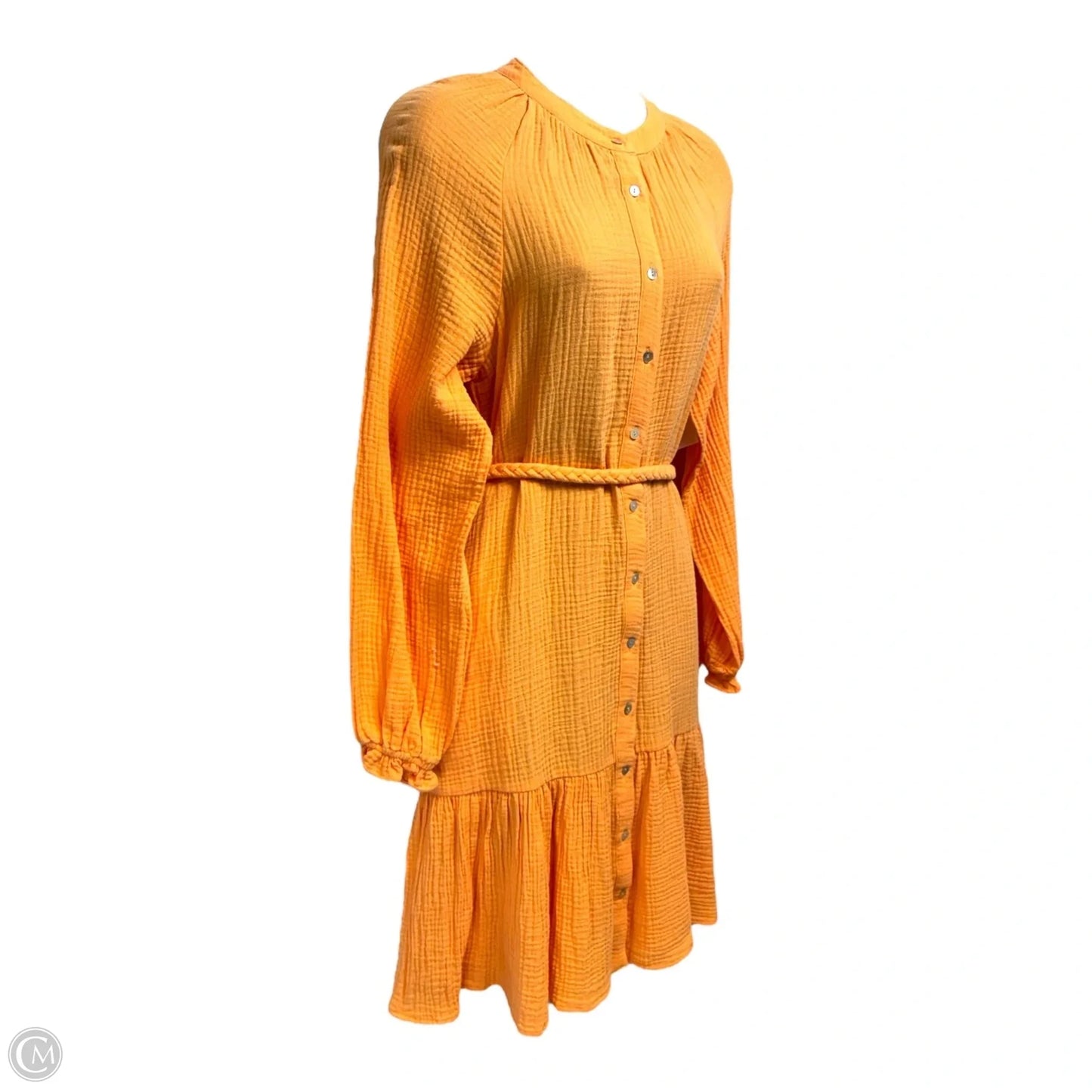 Dress Casual Midi By Magaschoni In Orange, Size: Xs
