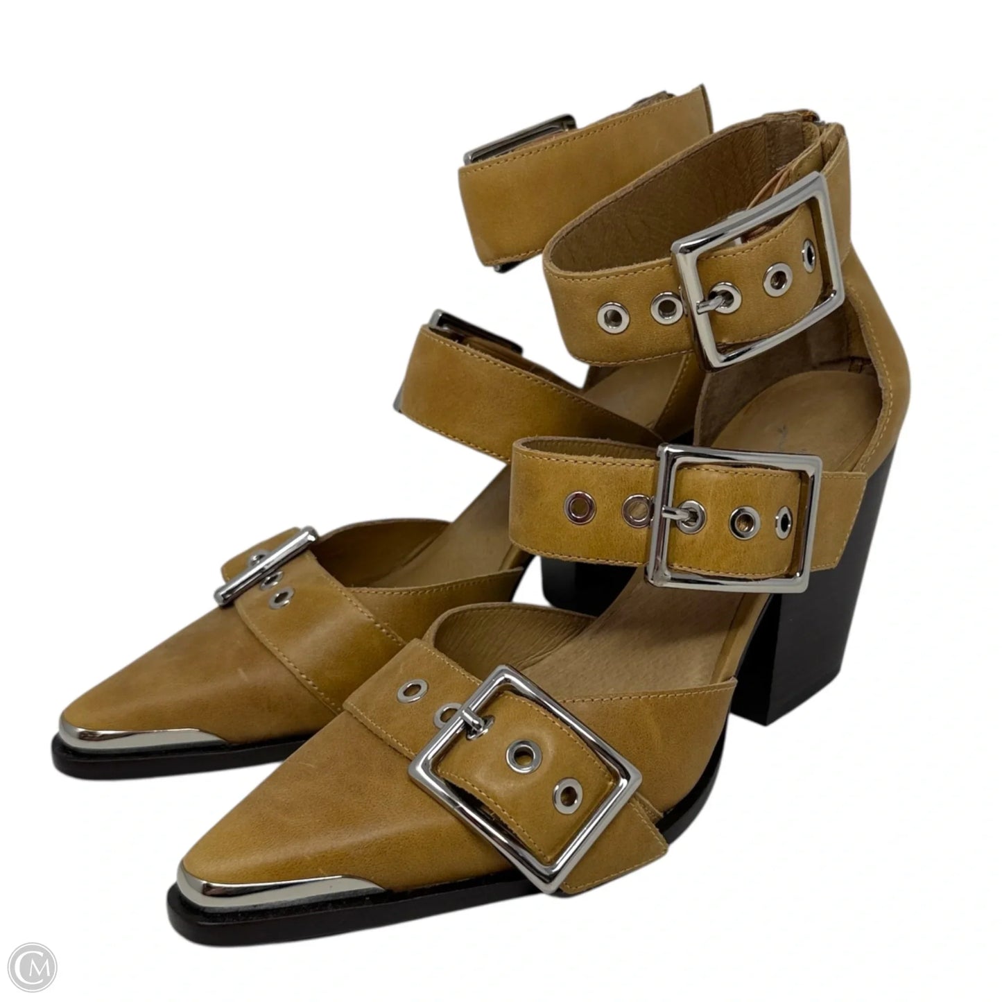 Hendrix Heels By Jeffery Campbell X Free People In Natural, Size: 7