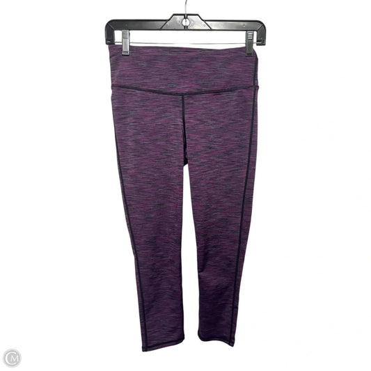 Athletic Capris By Oalka In Purple, Size: Xs