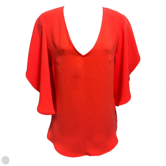Moore Top Short Sleeve By Trina Turk In Orange, Size: XS