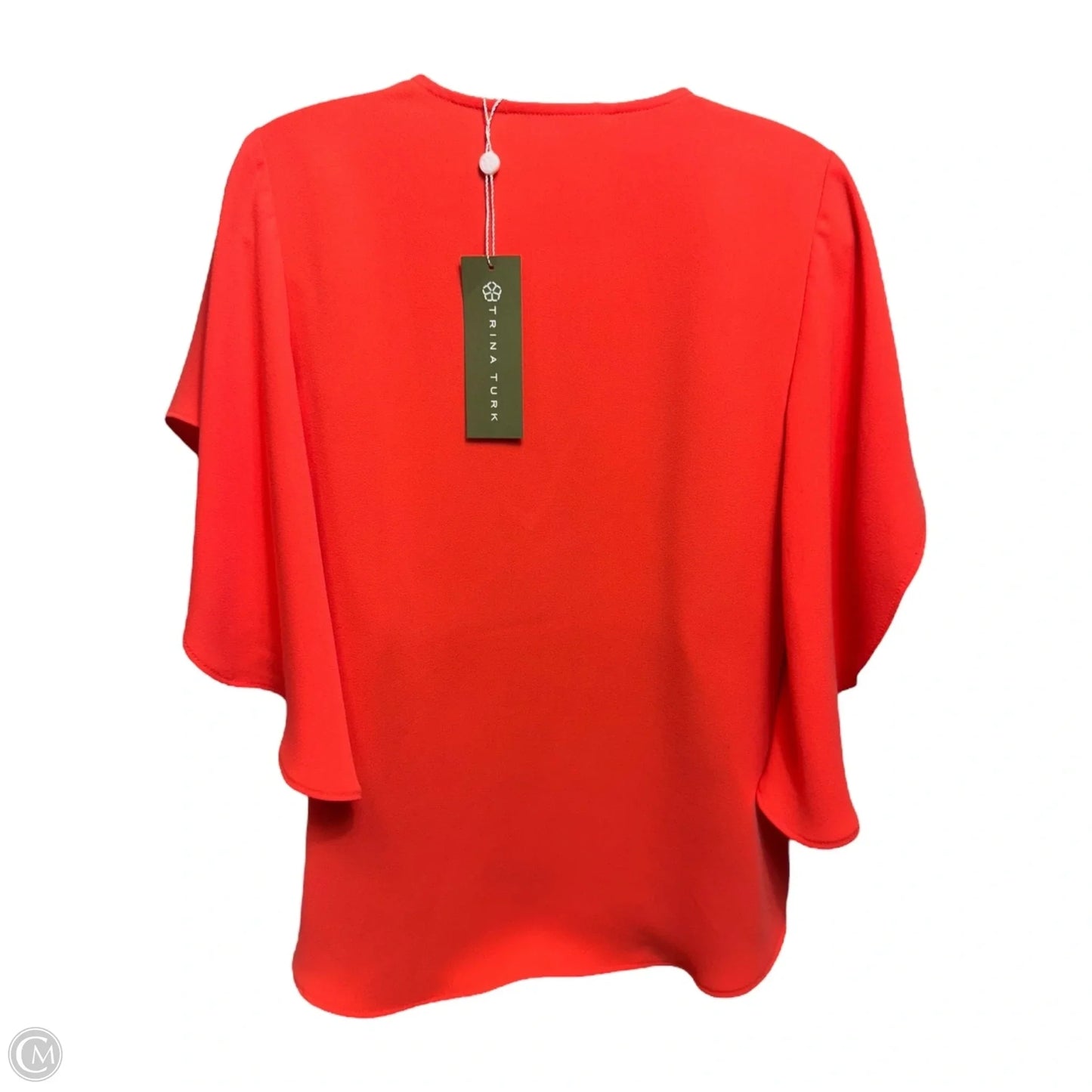 Moore Top Short Sleeve By Trina Turk In Orange, Size: XS