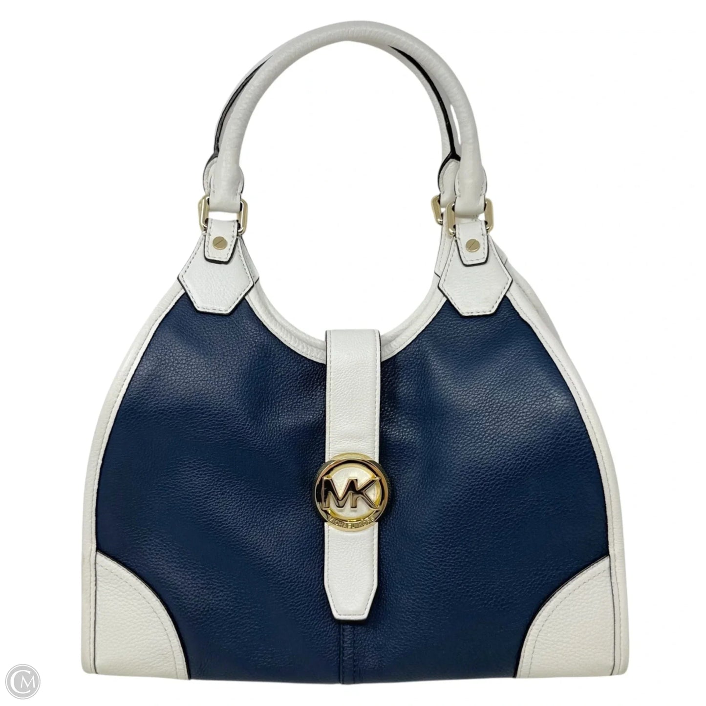 Hudson Leather Shoulder Bag By Michael By Michael Kors, Size: Medium