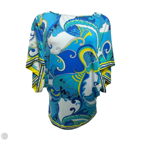French Rivera Printed Tunic Swim Coverup By Trina Turk In Blue, Size: S