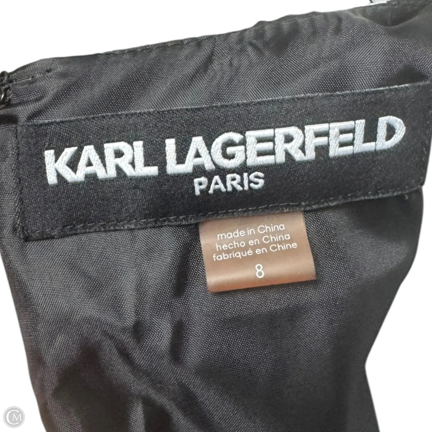 Jumpsuit By Karl Lagerfeld In Polkadot Pattern, Size: 8