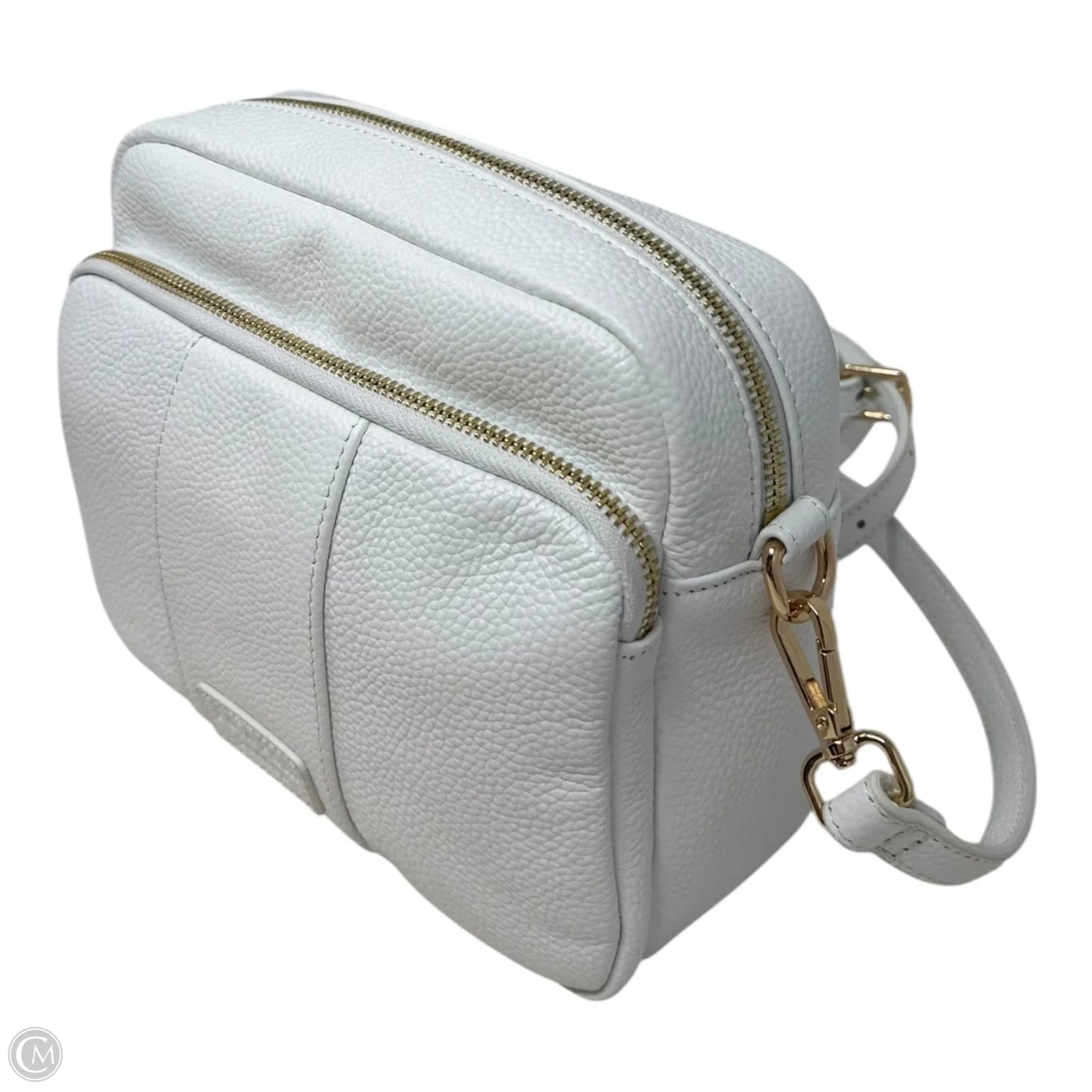 Mayfair Crossbody Handbag Leather By Pom Pom London, Size: Medium