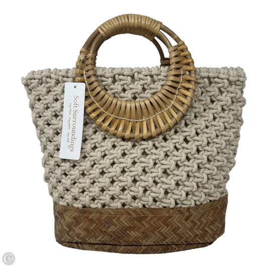 Woven Handbag By Soft Surroundings, Size: Medium