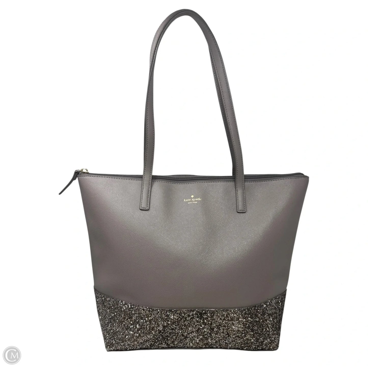 Greta Court Penny Glitter Tote Designer By Kate Spade In Cityscape, Size: Large