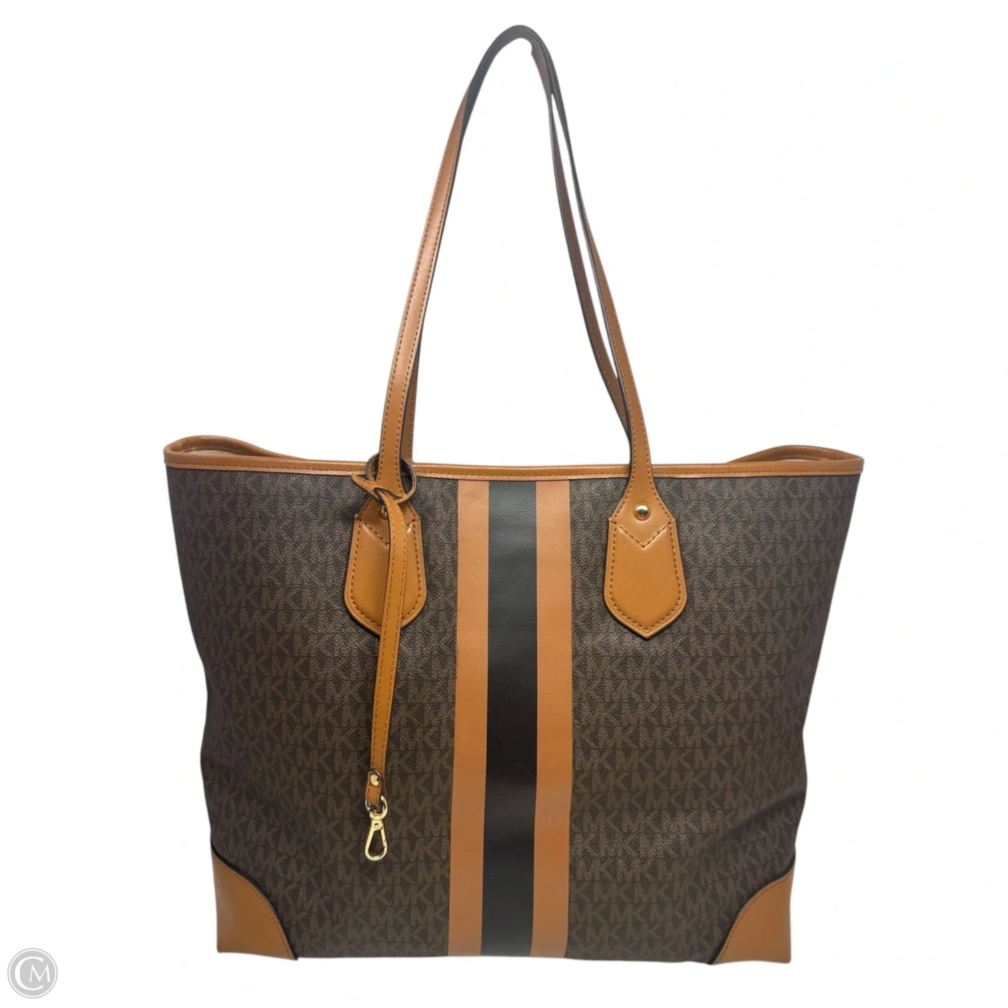 Eva Stripe Logo Tote By Michael By Michael Kors, Size: Large