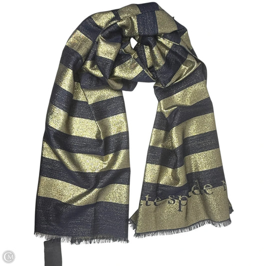 Awning Stripe Yarn Dye Scarf Designer By Kate Spade In Blazer Blue