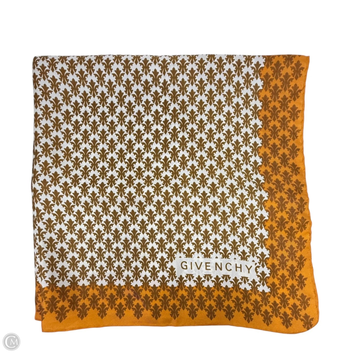 Vintage Silk Neck Scarf Luxury Designer By Givenchy