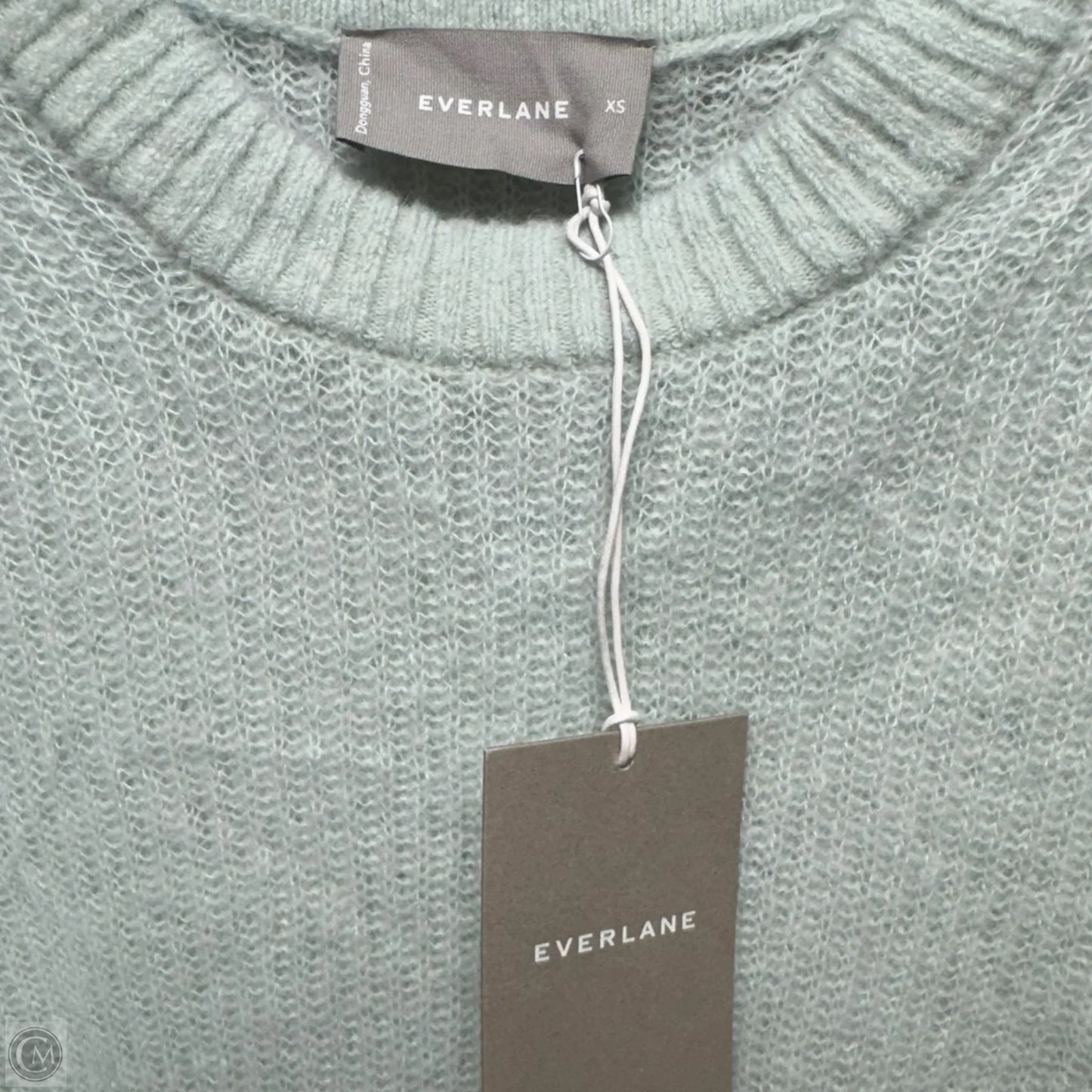 Sweater By Everlane In Aqua, Size: Xs