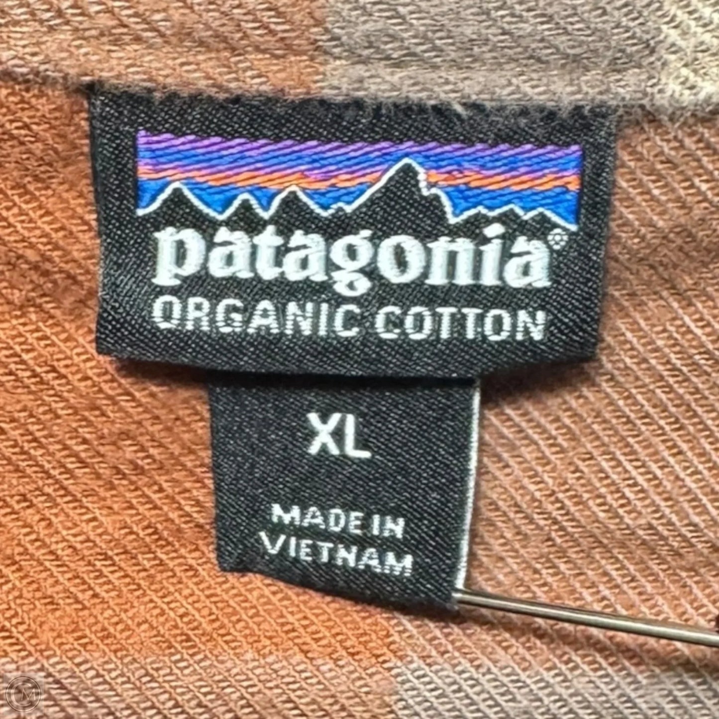 Top Long Sleeve By Patagonia In Plaid Pattern, Size: Xl