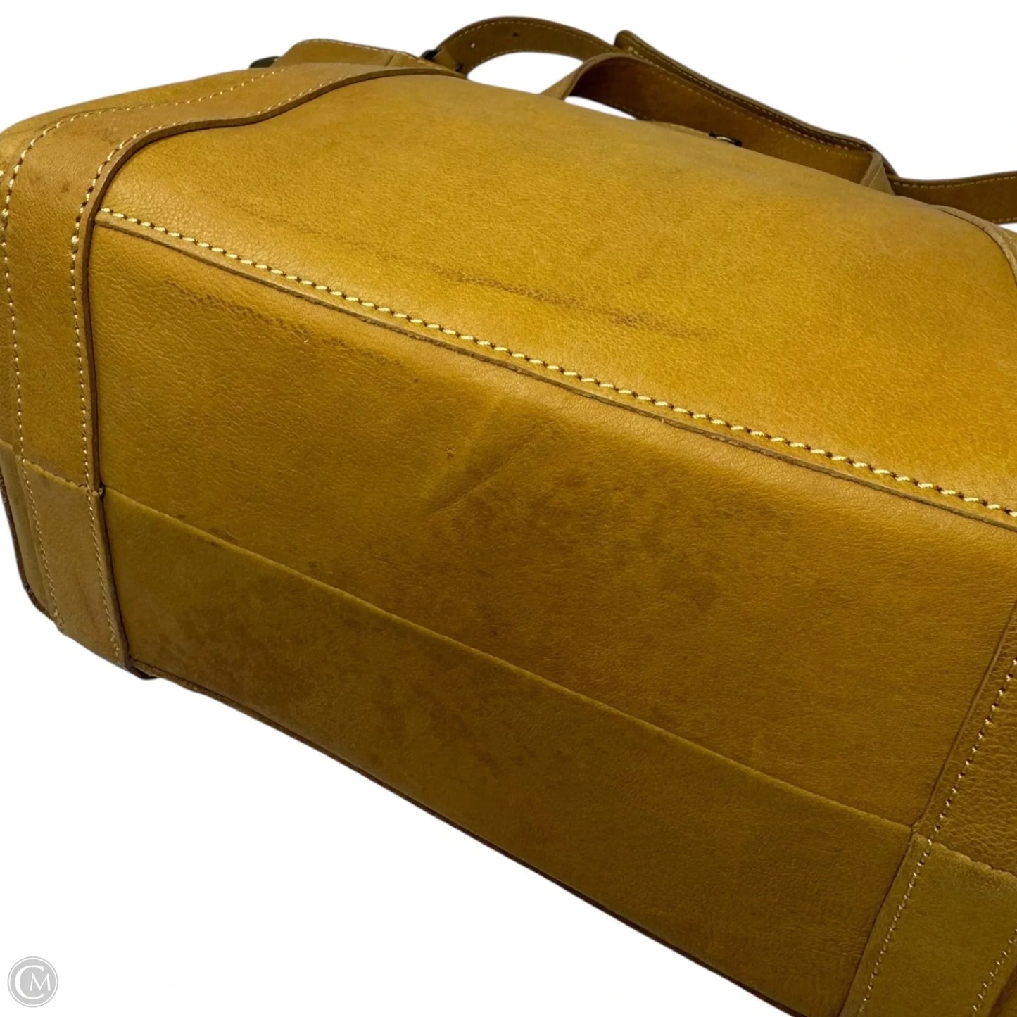Handbag Leather By Madewell, Size: Medium