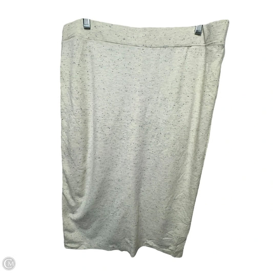 Skirt Midi By J. Jill In Cream, Size: M