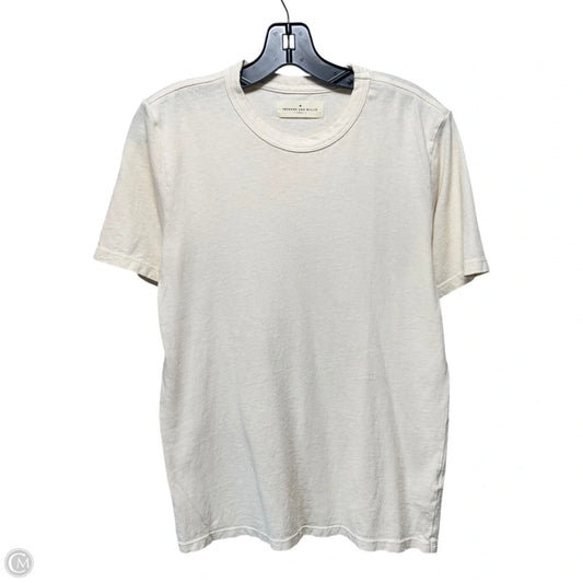 Top Short Sleeve By Imogene + Willie In Cream, Size: S