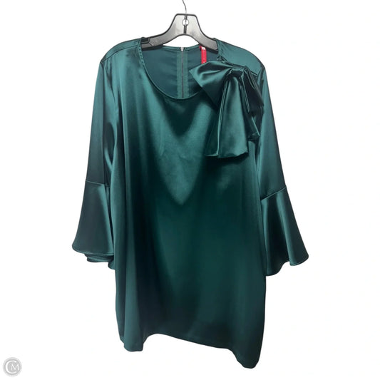 Bow Tunic Long Sleeve By Ic By Connie K In Green, Size: 2x