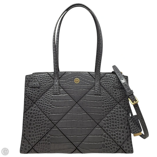 Walker Diamond Embossed Satchel Designer By Tory Burch, Size: Large
