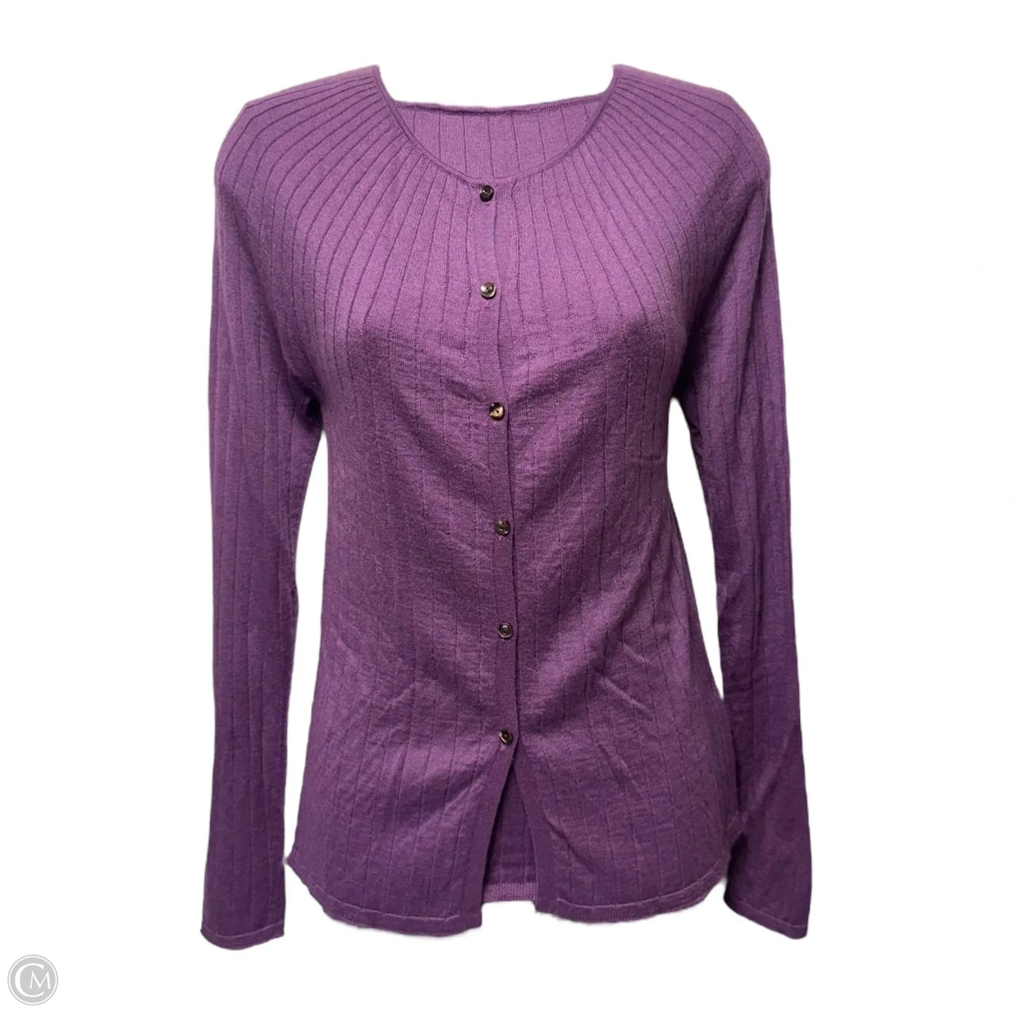 Sweater Cardigan Set Cashmere By Agnona In Purple, Size: M
