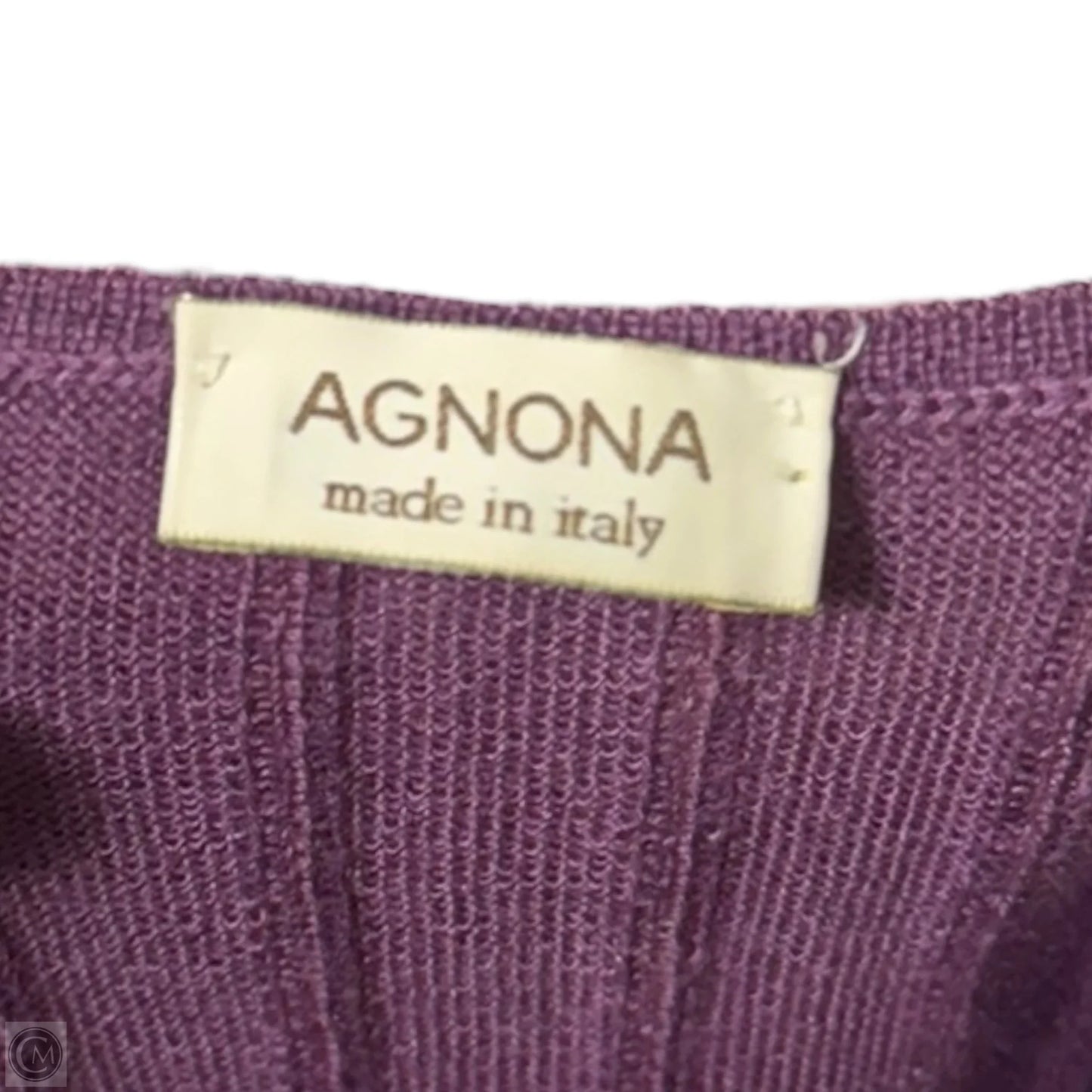Sweater Cardigan Set Cashmere By Agnona In Purple, Size: M