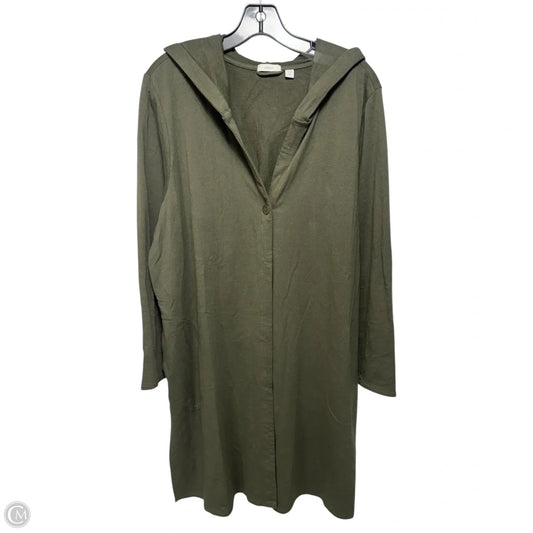 Sweatshirt Hoodie By Pure Jill In Green, Size: Xlp