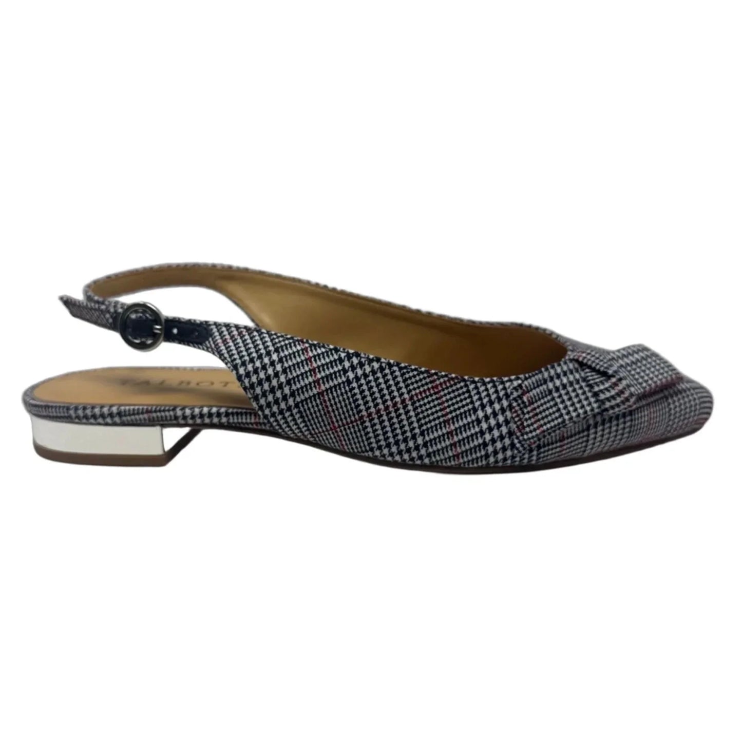 Shoes Flats By Talbots In Plaid Pattern, Size: 7