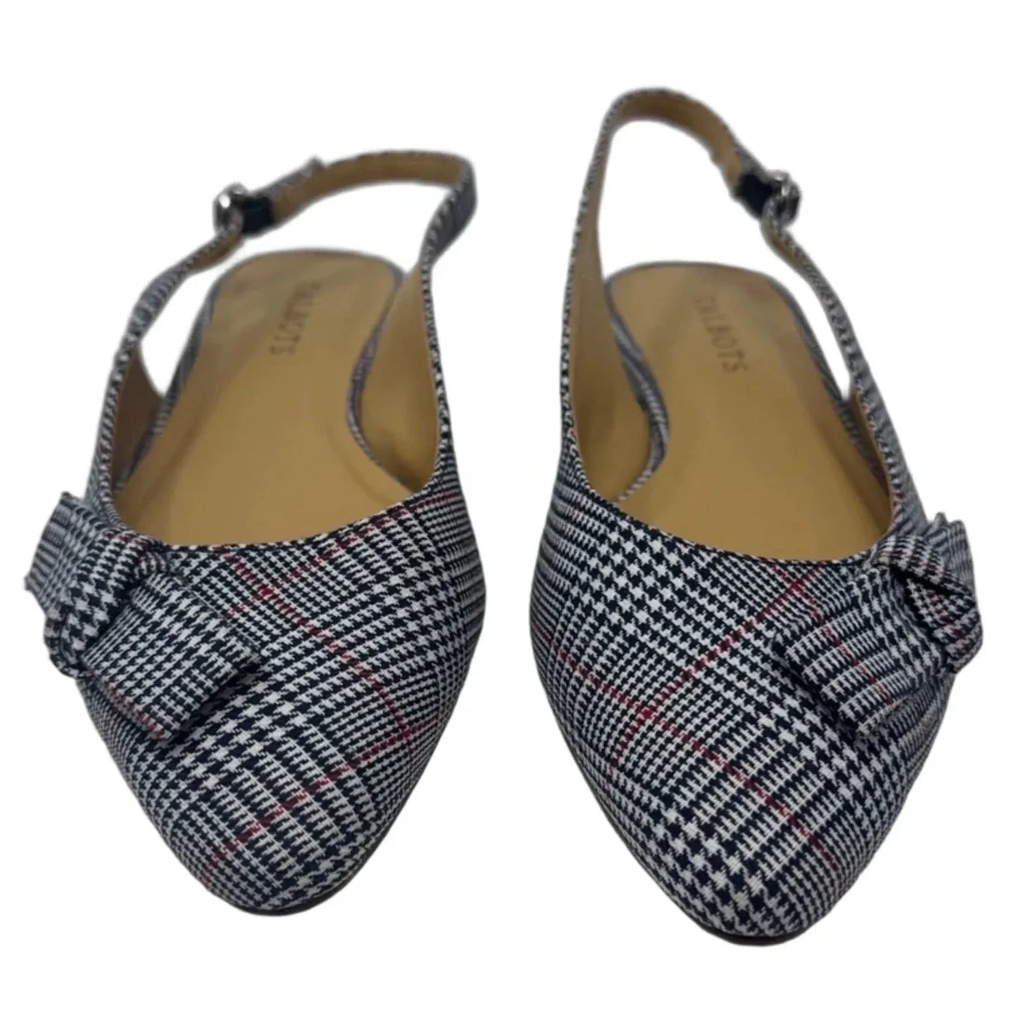 Shoes Flats By Talbots In Plaid Pattern, Size: 7