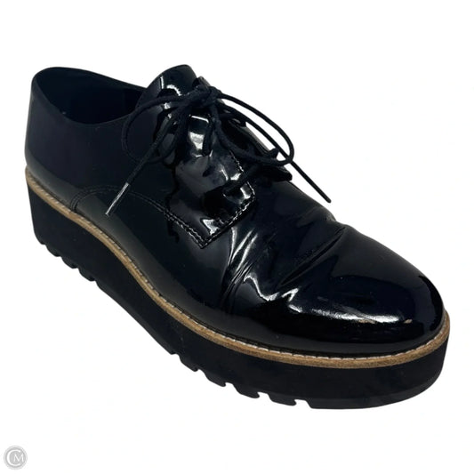 Patent Platform Shoes Heels By Eileen West In Black, Size: 6.5
