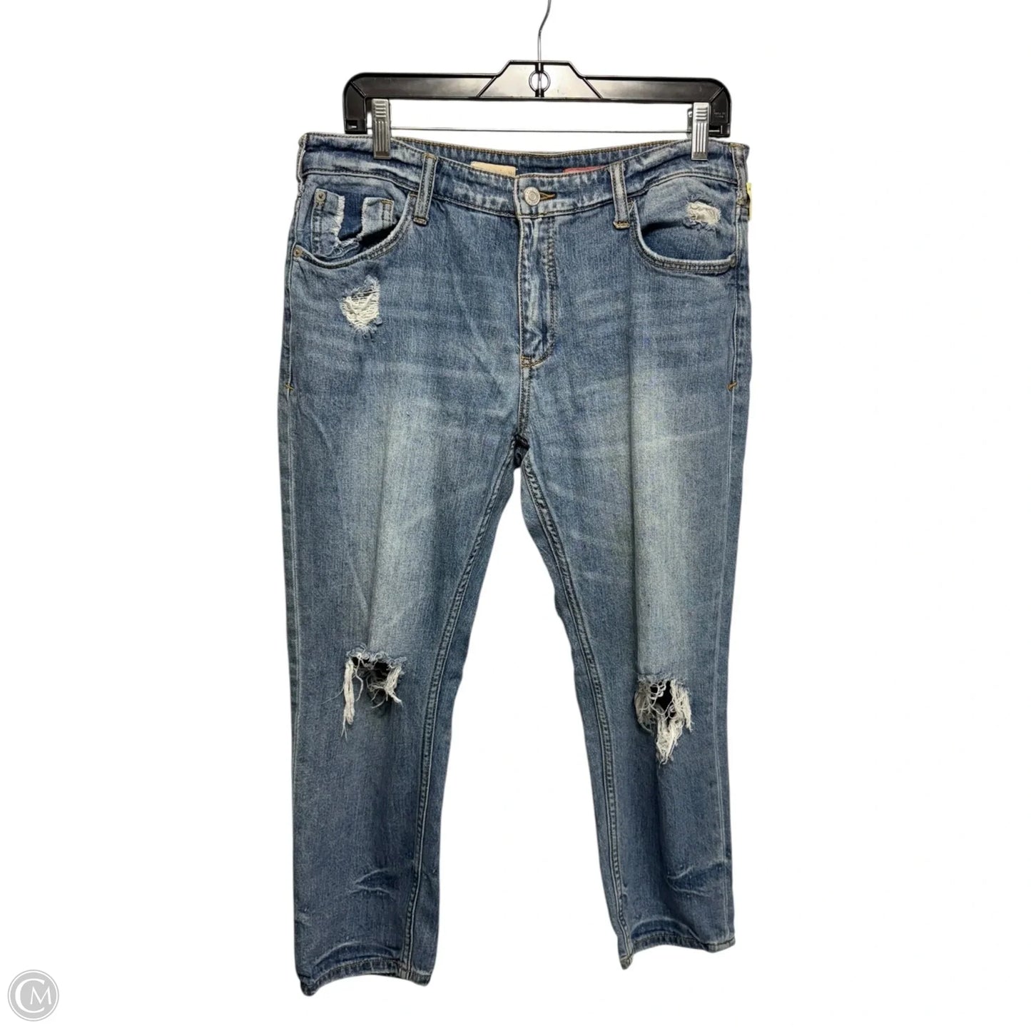 Distressed Jeans Boyfriend By Pilcro In Blue Denim, Size: 6 p