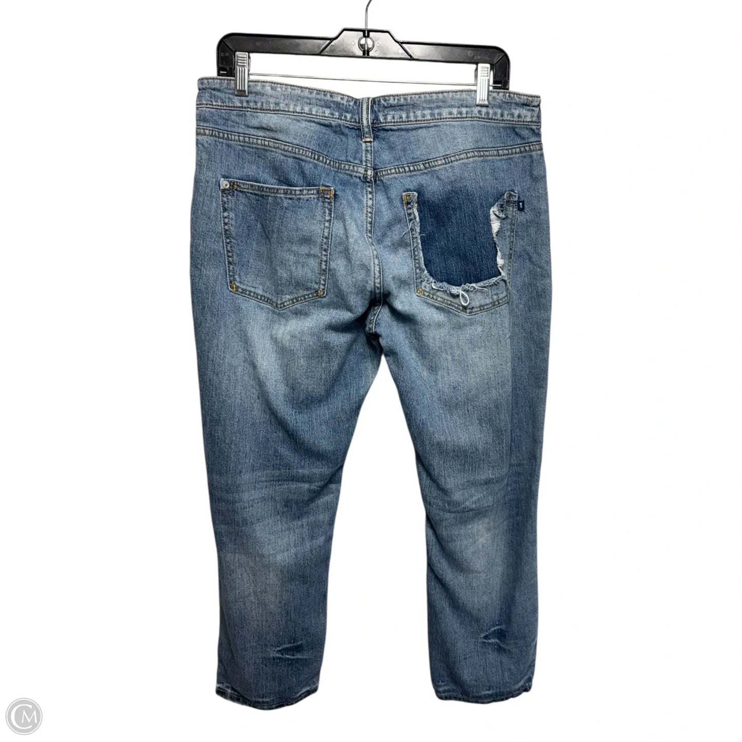 Distressed Jeans Boyfriend By Pilcro In Blue Denim, Size: 6 p