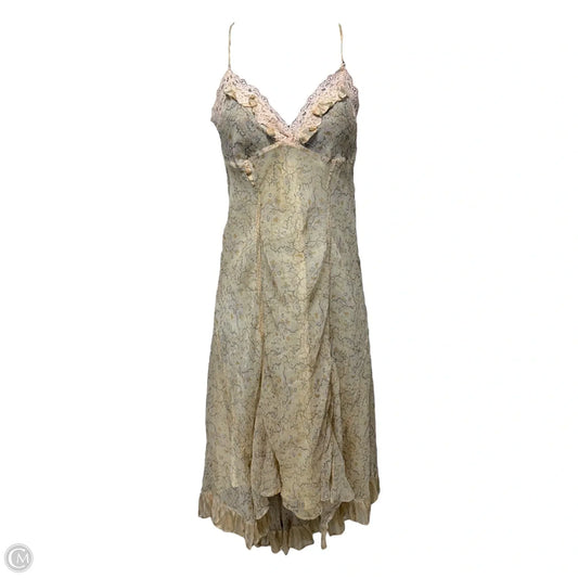 Silk Slip Dress Casual Maxi By Twin Set By Simona Barbieri In Floral Print, Size: M