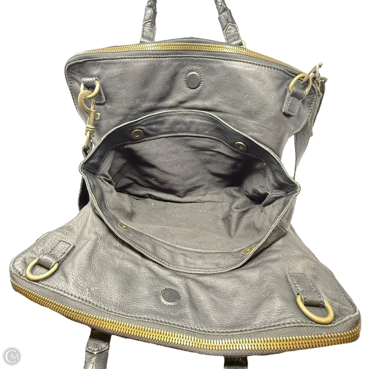 Vintage Koko Leather & Pony Satchel By Liebeskind, Size: Large