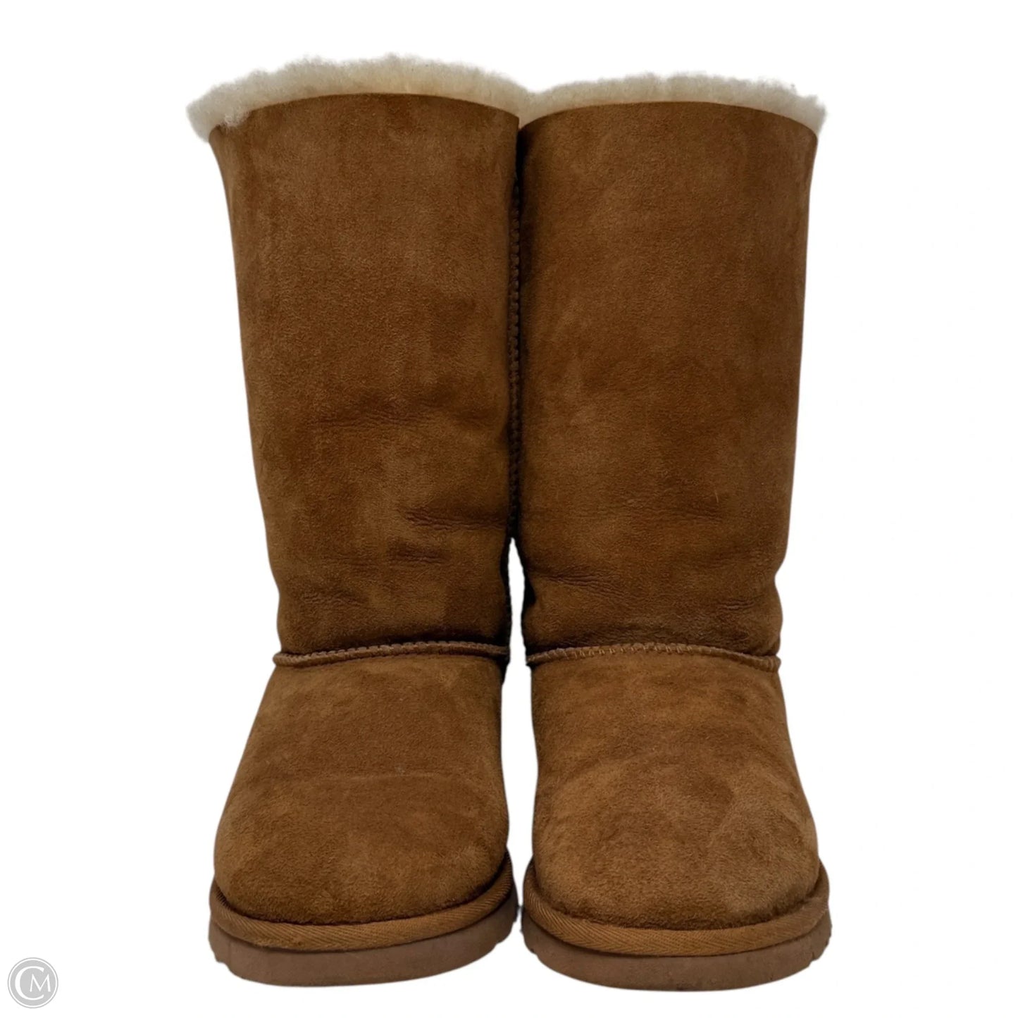 Bailey Bow Tall Boots Designer By Ugg In Tan, Size: 6