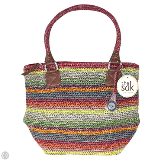 Cambria Crochet Tote By The Sak In Gypsy Stripe , Size: Medium