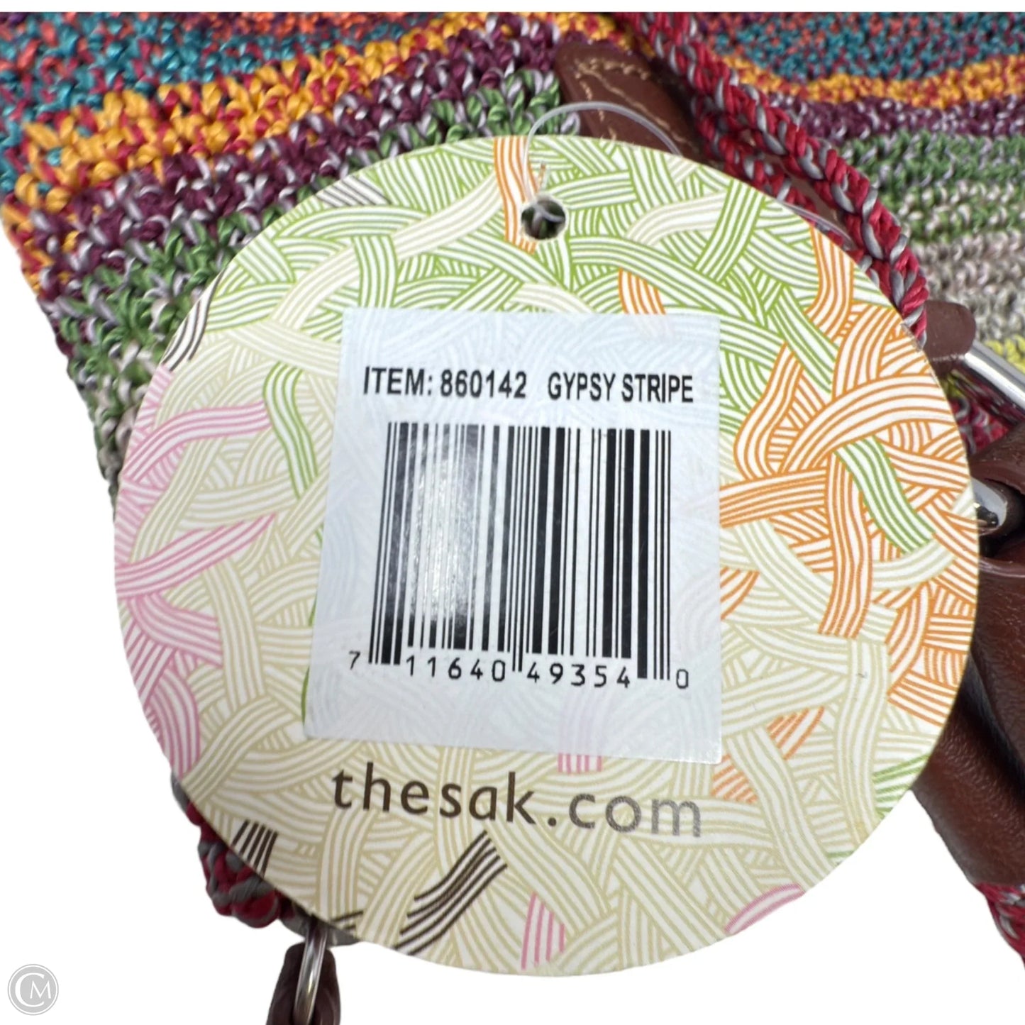 Cambria Crochet Tote By The Sak In Gypsy Stripe , Size: Medium