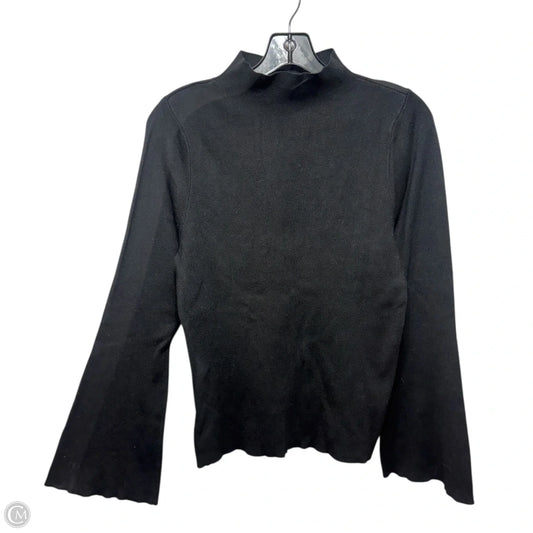 Flare Sleeve Sweater By Maeve In Black, Size: M