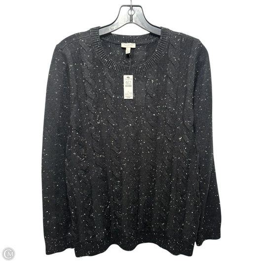 Sweater By Talbots In Black, Size: L