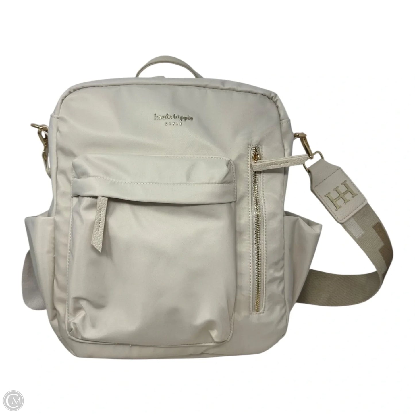 Nylon Backpack Handbag By Haute Hippie, Size: Medium