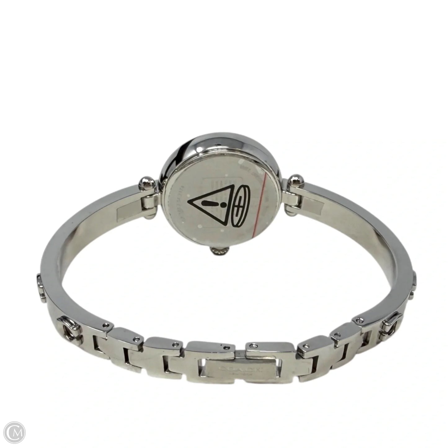 Cary Silver-tone Bangle Bracelet Watch Designer By Coach