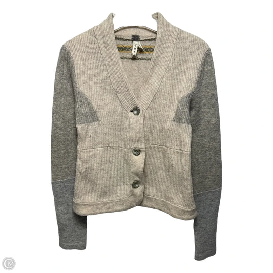 Wool Sweater Cardigan By We The Free In Tan, Size: M