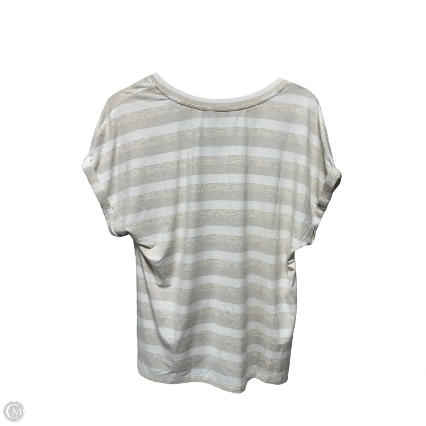 Top Short Sleeve By Tommy Bahama In Striped Pattern, Size: M