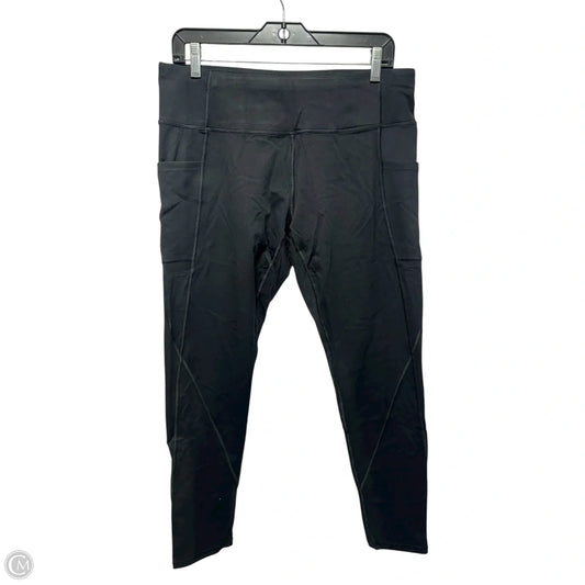 Athletic Leggings By Heathyoga In Black, Size: Xxl