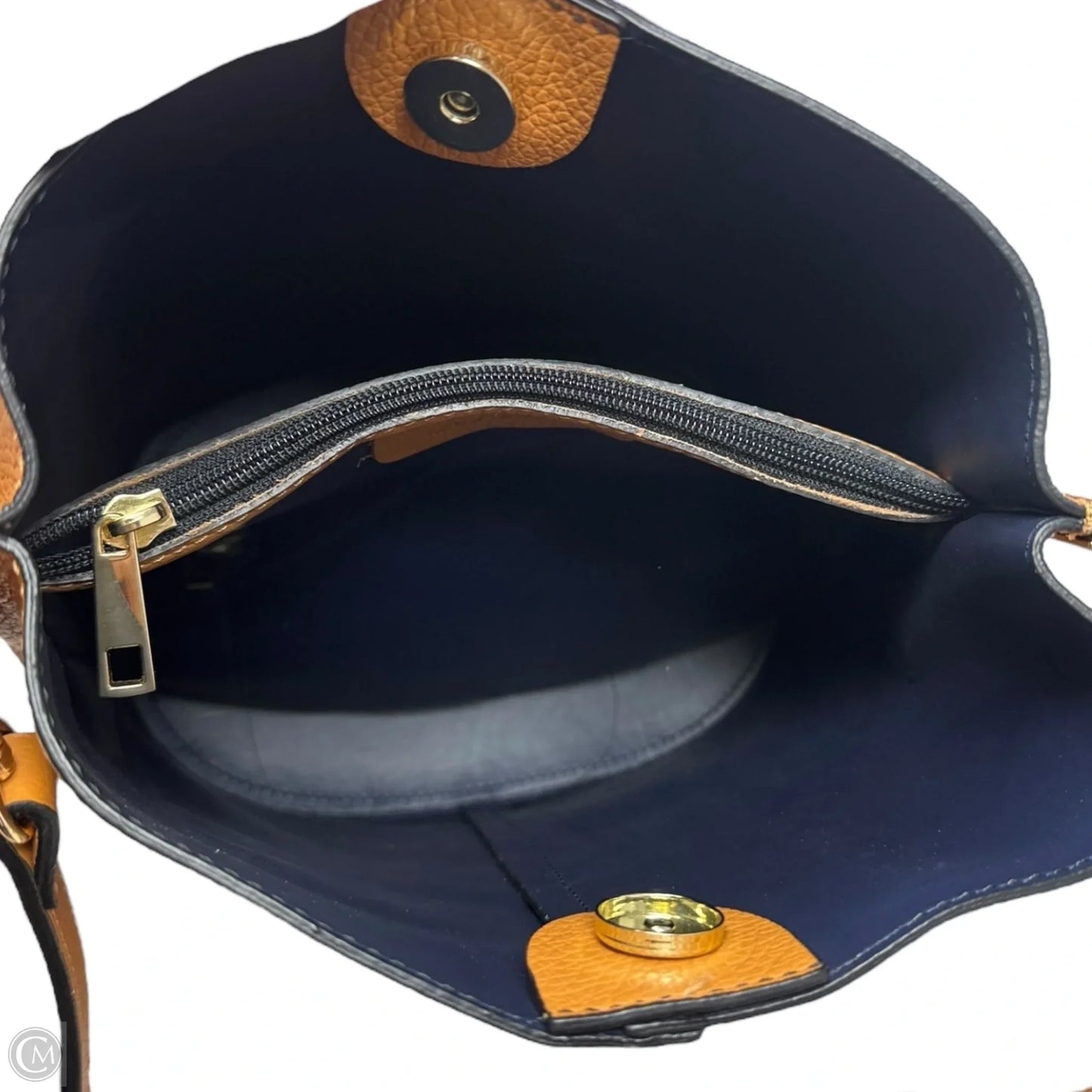 Handbag Leather Unbranded, Size: Medium