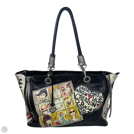 Fashionista Cover Tote Leather By Brighton, Size: Large