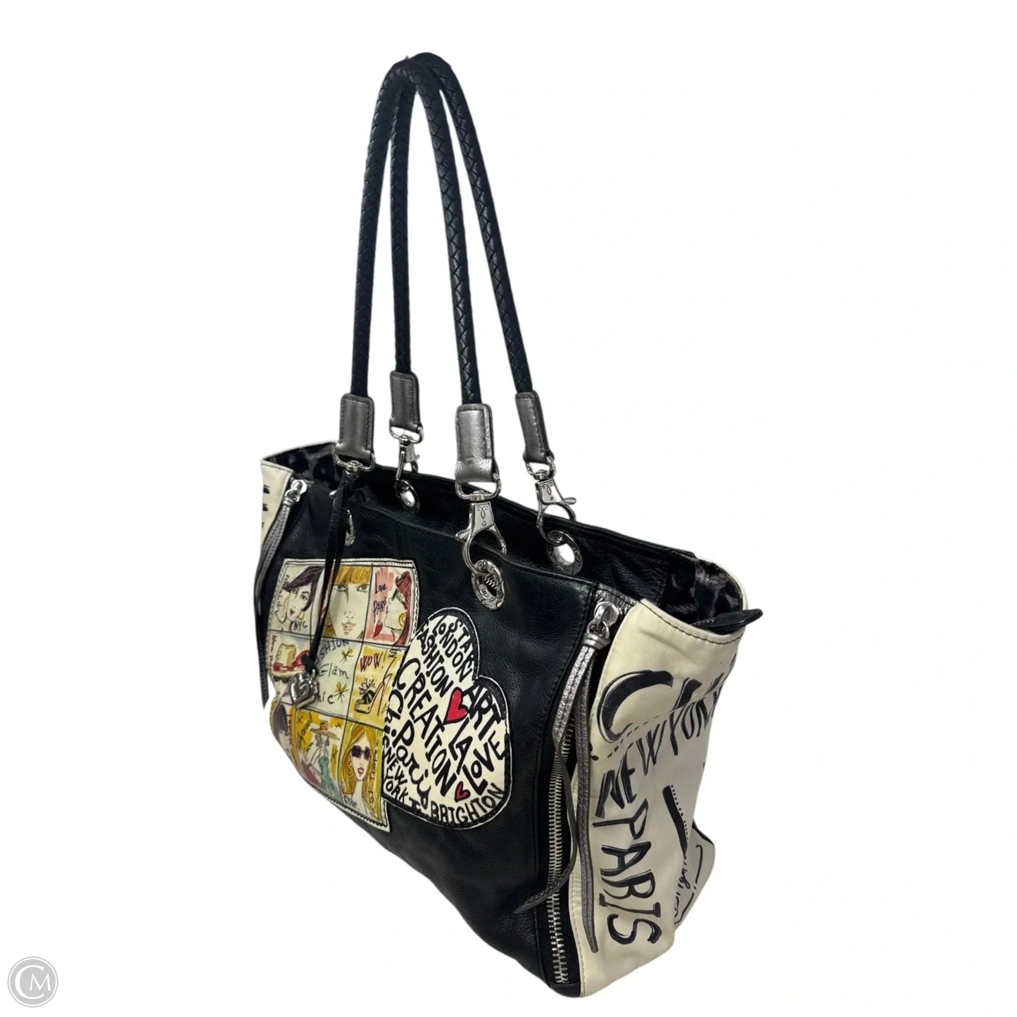 Fashionista Cover Tote Leather By Brighton, Size: Large