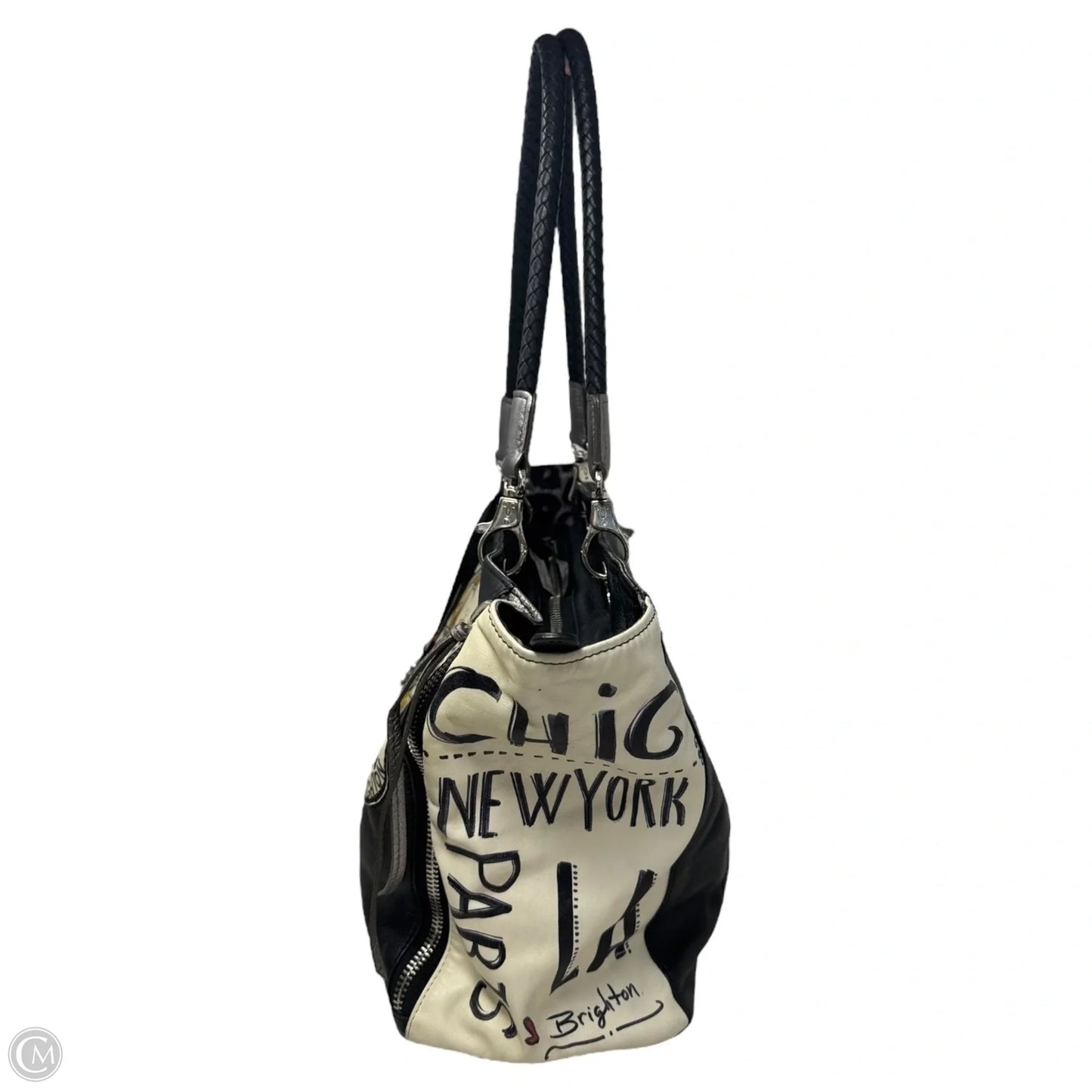 Fashionista Cover Tote Leather By Brighton, Size: Large