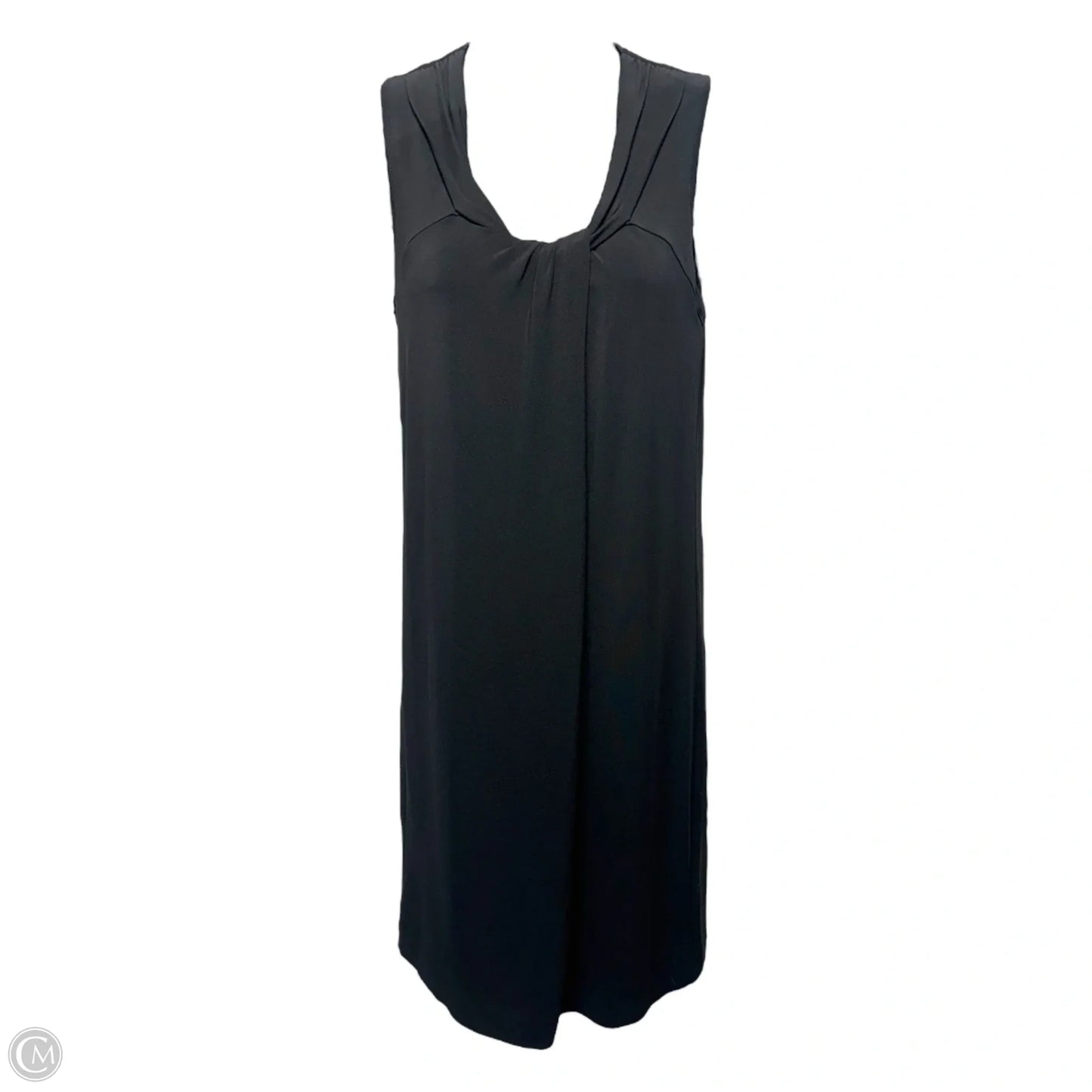 Twist Round Neck Shift Dress By Vince In Black, Size: XS