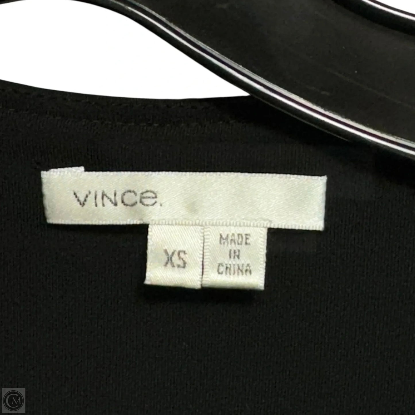 Twist Round Neck Shift Dress By Vince In Black, Size: XS